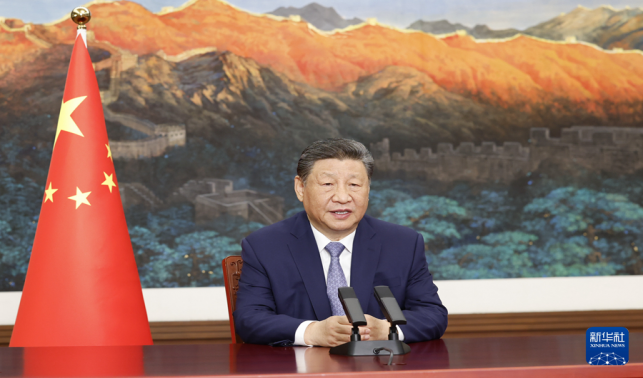 習近平向氣候和公正轉(zhuǎn)型領(lǐng)導人峰會發(fā)表致辭